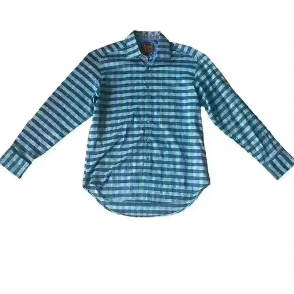 Robert Graham‎ Dress Shirt Size Large EUC
